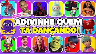 ADIVINHE QUEM TÁ DANÇANDO! 🎶 DIGA A PALAVRA NA BATIDA! Neymar, Emilly Vick, Moana, Ladybug, Bolofofo