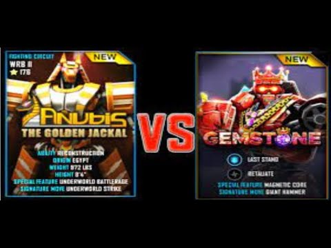 Real steel World Robot Boxing | Anubis vs Gemstone