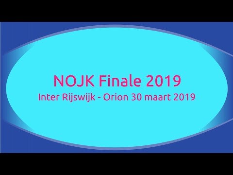 Finale Nederlandse kampioenschappen NOJK JB 2019 Inter Rijswijk - Orion