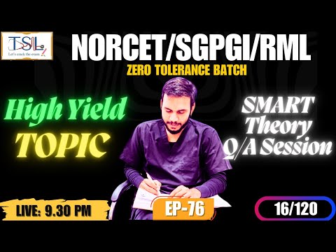 RML/ SGPGI/ NORCET-10 | High Yield MCQ/ KEY Points (Episode -76) BY-TARUN SIR | #norcetmcq #nursing