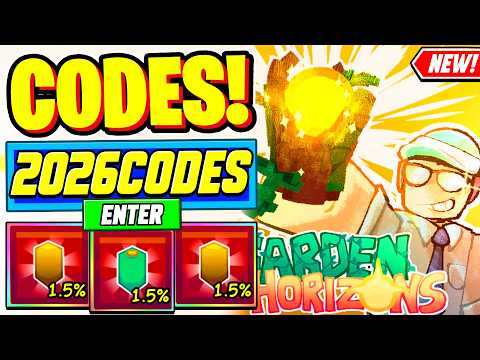 ⚠️New⚠️ ALL WORKING CODES For Garden Horizons February 2026 - Roblox Garden Horizons Codes 2026