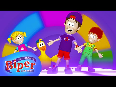 🎵 Aprender las 7 notas musicales para niños | Canción educativa con Biper y sus Amigos