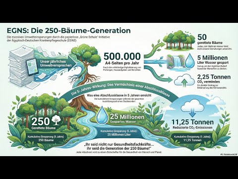 EGNS, Grüne Schule. Die 250 Bäume Generation