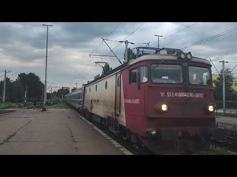 EA 004 sosind in statia CFR Brașov cu IR 472 Ister București Nord Budapesta Keleti