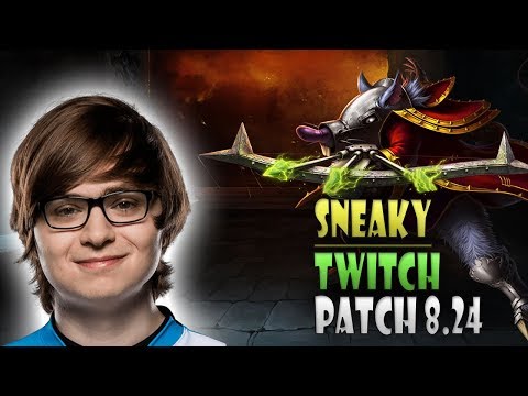 Sneaky HOW TO Twitch ADC vs Ezreal Patch 8 24 NA Ranked - League of Legends