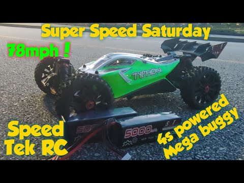 Super Speed Saturday - 4s Powered Arrma Mega Typhon 4x4!