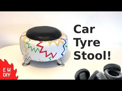 Car Tyre Stool