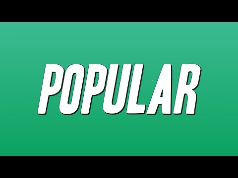 The Weeknd, Playboi Carti, Madonna - Popular (Lyrics)