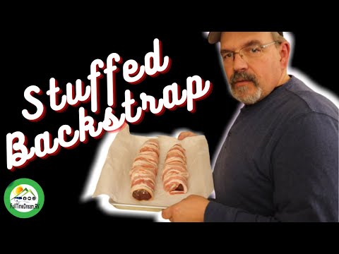 TWO STUFFED VENISON BACKSTRAP RECIPES WRAPPED IN BACON / VENISON RECIPE / FULL TIME DREAM
