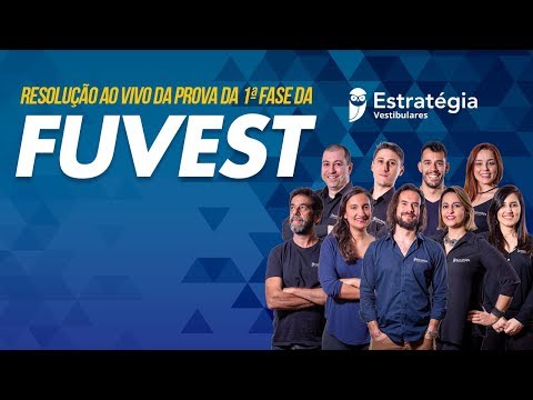 Gabarito FUVEST 2020 - Resolução ao vivo - 1ª Fase