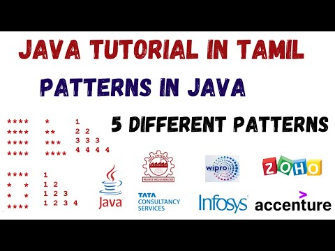 16 Patterns In Java In Tamil Java Interview Patterns In Tamil Nested Loops Java In Tamil