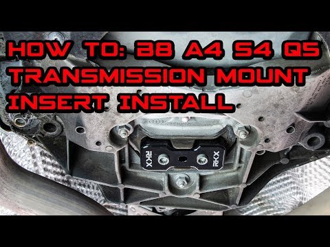 How To Install: RKX Billet Transmission Mount for AUDI B8