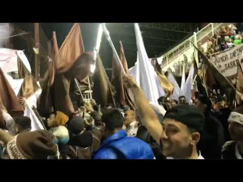 "Platense vs River Plate, copa Argentina desde la tribuna." Barra: La Banda Más Fiel &bull; Club: Atlético Platense