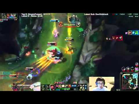 Doublelift destroying as Graves on DuoQ