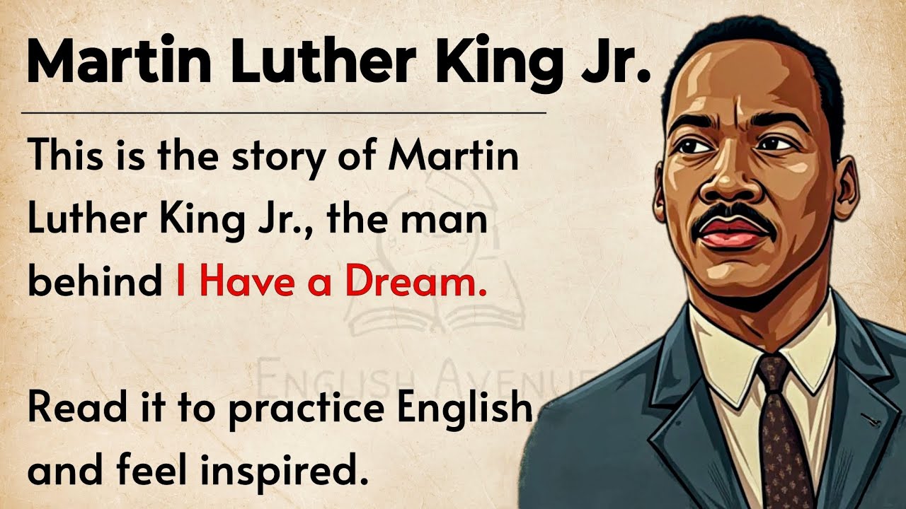 Martin Luther King's Story || Learn English Through Story Level 3 🔥 || English Listening Practice ✅