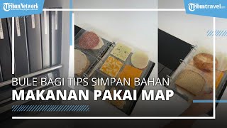 Viral Bule Simpan Bahan Makanan di Kulkas Pakai Map, Disusun Rapi Mirip Rak Buku
