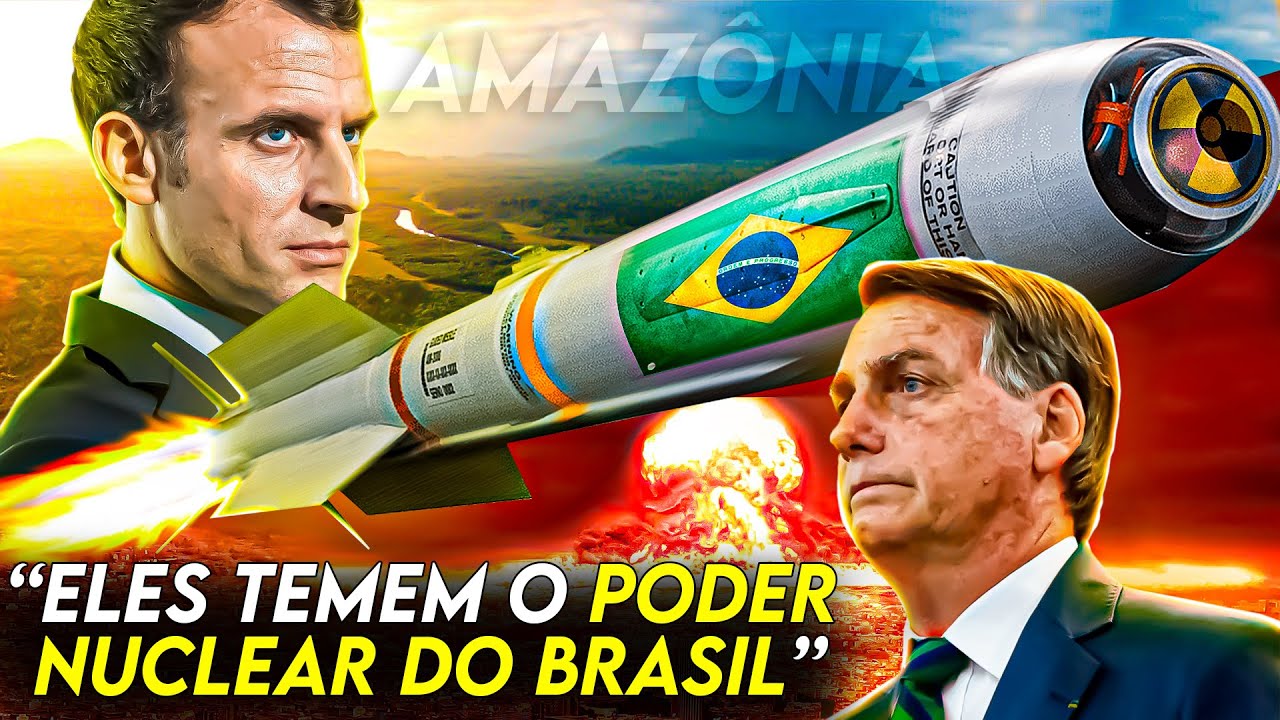 Pressão: eles temem o real poder nuclear do Brasil (Felipe Dideus)