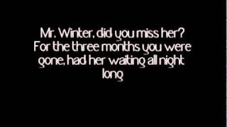 Mr. Winter by The Maine - lyrics