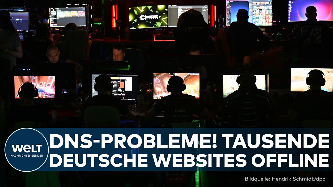 DEUTSCHLAND: Massiver Ausfall – Tausende deutsche Websites plötzlich offline!
