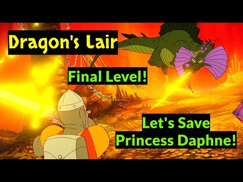 Dragon's Lair Final Boss Arcade Level! Save Princess Daphne! Gameplay on RepliCade by New Wave Toys! - YouTube