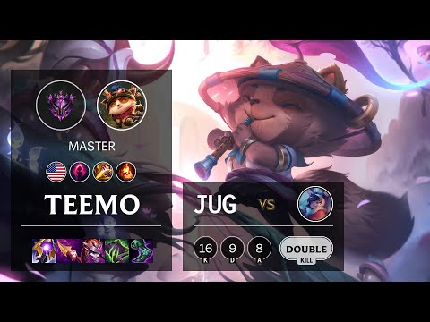 Teemo Jungle vs Nunu & Willump - NA Master Patch 10.25b