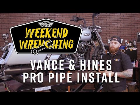 Vance & Hines PCX Pro Pipe For Harley Touring 2017-2025 | JPCycles.com