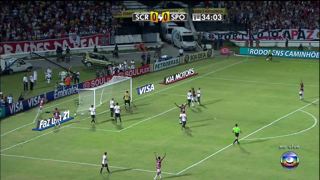 Gols - Santa Cruz-PE 1 x 0 São Paulo - Copa do Br...