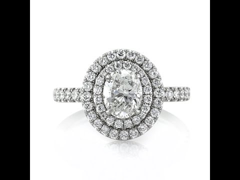 Mark Broumand - 1.70ct Oval Cut Diamond Engagement Ring