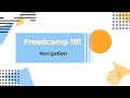 Freedcamp Navigation