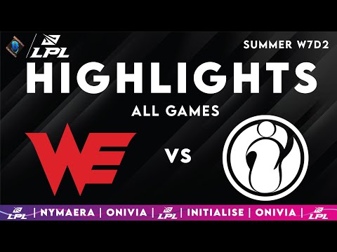 WE vs IG Highlights ALL GAMES | LPL 2025 Split 3 | Team WE vs Invictus Gaming by Onivia