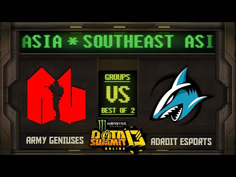 Army G vs Adroit Game 2 - Monster Energy Dota Summit 13 Online SEA: Groups w/ SeekNStrike & Avo+