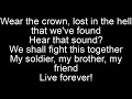 The Fall of Troy - The Last March of the Ents (lyrics on screen)