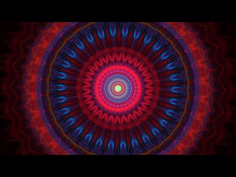 4K Kaleidoscope of Fractal Flames with Relaxing Ambient Meditation Music for Stoners and Trippers