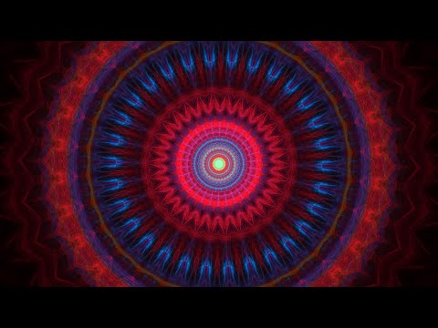 4K Kaleidoscope of Fractal Flames with Relaxing Ambient Meditation Music for Stoners and Trippers