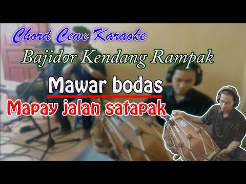 Mawar Bodas  Karaoke Chord Cewe | Bajidor Kendang Rampak