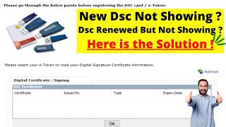 ENROLL /REGISTER NEW DIGITAL SIGNATURE (DSC) NOT DETECTING for E-Tender | ePASS2003 | WD PROXKEY