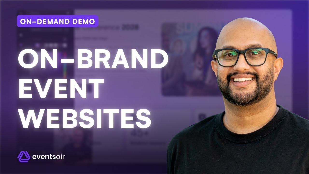 How to Build a Professional Event Website Using EventsAir [On-Demand Demo]