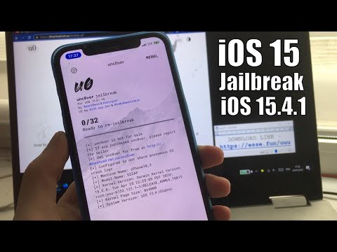 iOS 15 Jailbreak All Devices iOS 15.4.1 - 15.5 using Unc0ver X