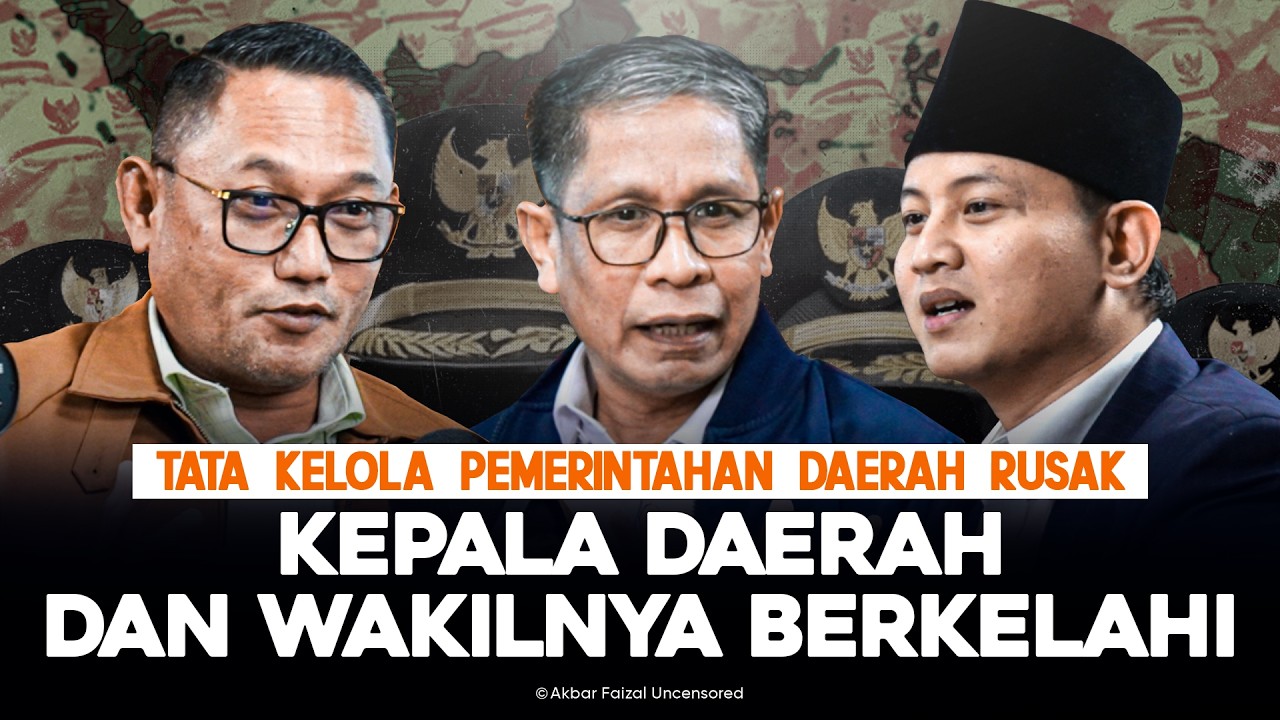 TATA KELOLA PEMERINTAHAN DAERAH RUSAK. KEPALA DAERAH DAN WAKILNYA BERKELAHI