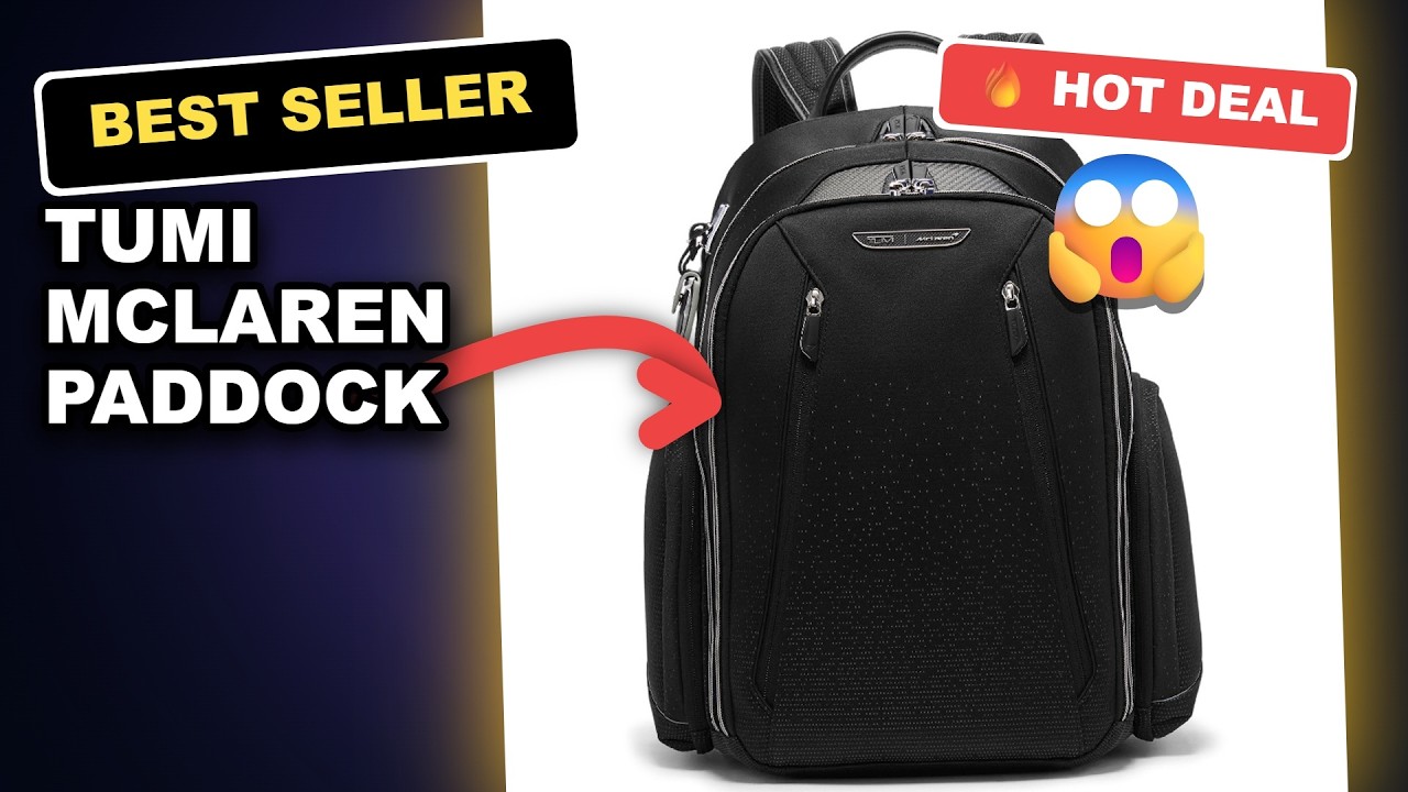 TUMI McLaren Paddock Backpack Honest Review: Is It Worth the Price?