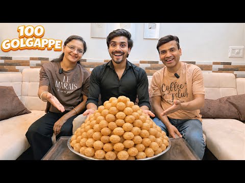 100 Golgappe Kha Gaye😲