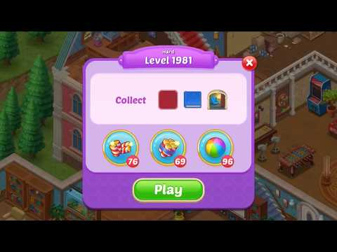 Matchington Mansion Hard Level 1981