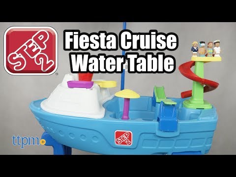 Fiesta Cruise Sand & Water Table with Umbrella from Step2
