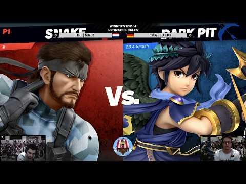 Valhalla III - BC | Mr.R (Snake) Vs. TKA | Lucky (Dark Pit) - Winners Top 64 - Ultimate Singles