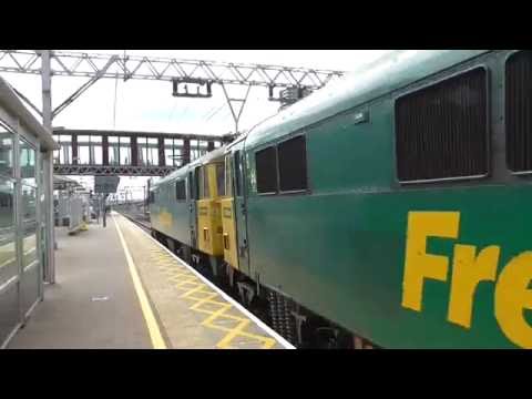 Freightliner Class 86632 + 86607 At Stratford Working 4M87 Felixstowe - Trafford Park - 08/08/16