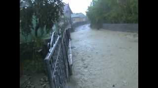 preview picture of video 'Torentiala si inundatie la Caianu Mic. 05 06 2012'