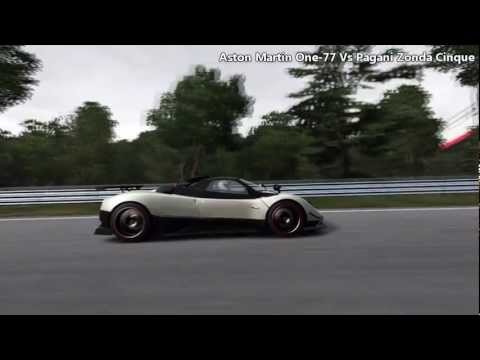 FM4: Aston Martin One-77 Vs Pagani Zonda Cinque