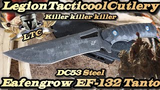 Eafengrow EF-132 Tanto in DC53 Steel https://amzn.to/4sSjFCp