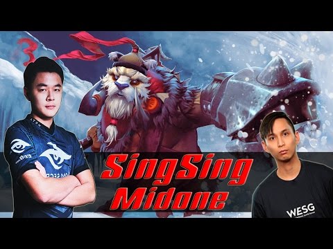 SingSing ft. Midone QoP Highlights - Help me Sing! Omg,u f*****g 9k MMR Mid player