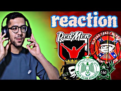 Reaction l3alam :ultras red men - ultras crazy boys - curva sud